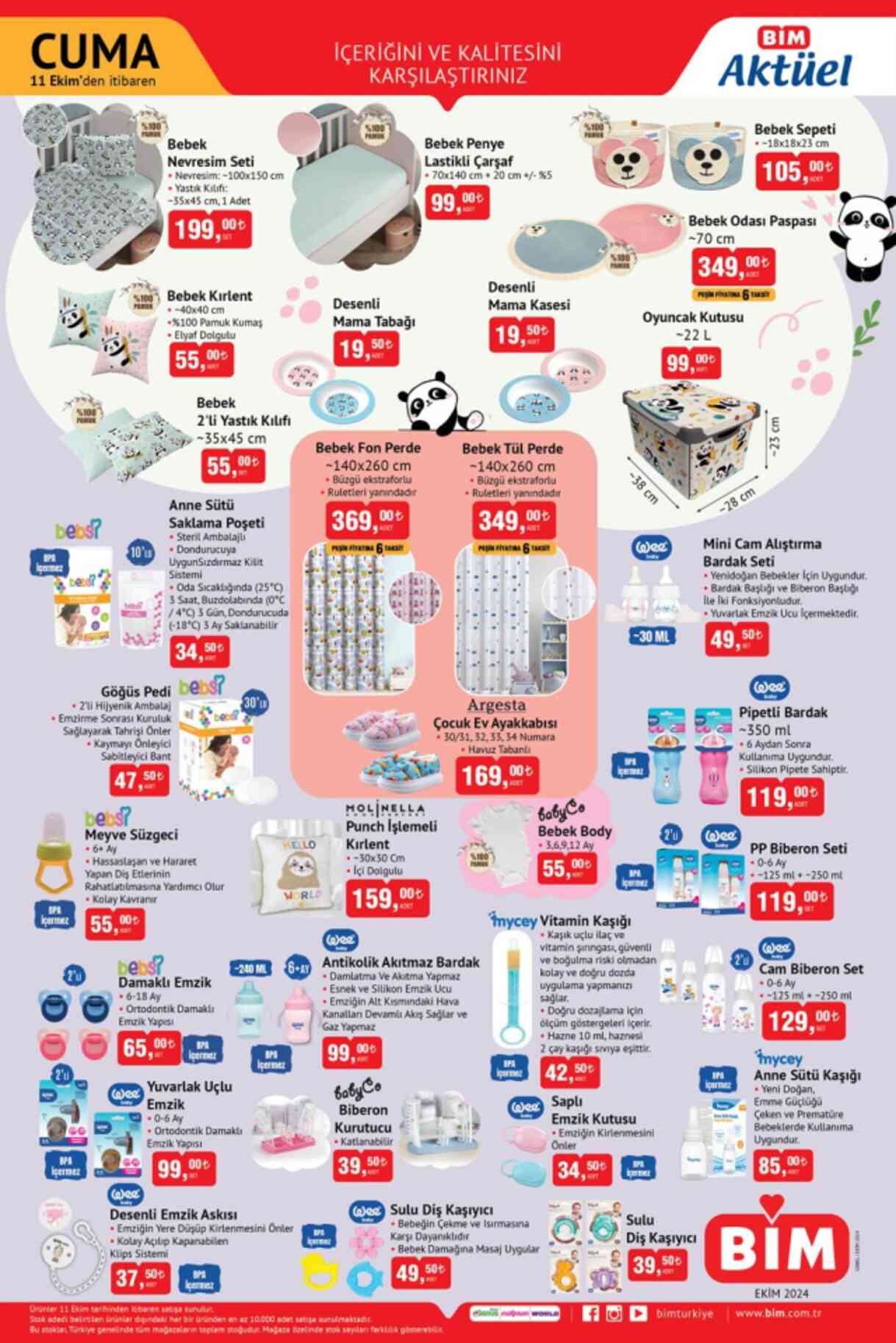 BİM AKTÜEL KATALOĞU 11 EKİM Bim'de hangi aktüel ürünler var? 11 Ekim Cuma günü Bim'e hangi ürünler gelecek?