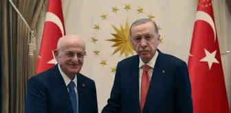 Cumhurbaşkanı Erdoğan eski TBMM Başkanı Kahraman'ı kabul etti