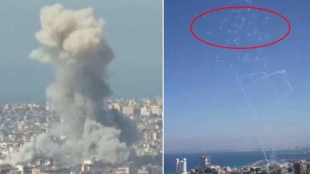 Hezbollah struck Israel's strategic city of Haifa this time with 40 missiles.