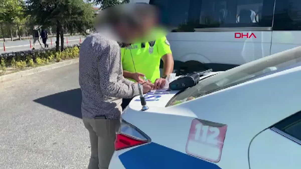 Kayseri'de Ters Yönde İlerleyen Öğrenci Servisine Ceza