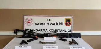 Samsun'da Kaçakçılık Operasyonu: 5 Ruhsatsız Silah Ele Geçirildi