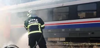 Sivas'ta Gerçeği Aratmayan Tren Kazası Tatbikatı