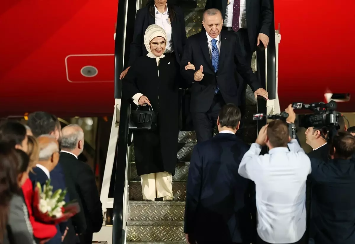 Cumhurbaşkanı Erdoğan Sırbistan'a geldi