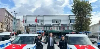 İpsala Emniyet Müdürlüğü'ne 5 Yeni Araç Hizmete Alındı