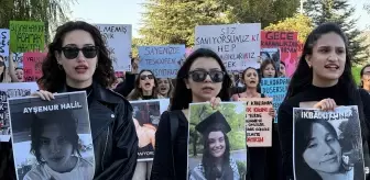 Isparta'da Öğrenciler Kadına Yönelik Şiddeti Protesto Etti