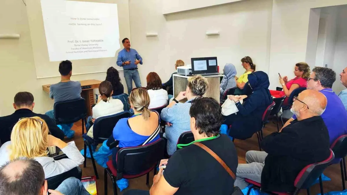 Erasmus+ Projesi Kapsamında Uluslararası Hayvancılık Eğitimi Bursa'da Gerçekleştirildi