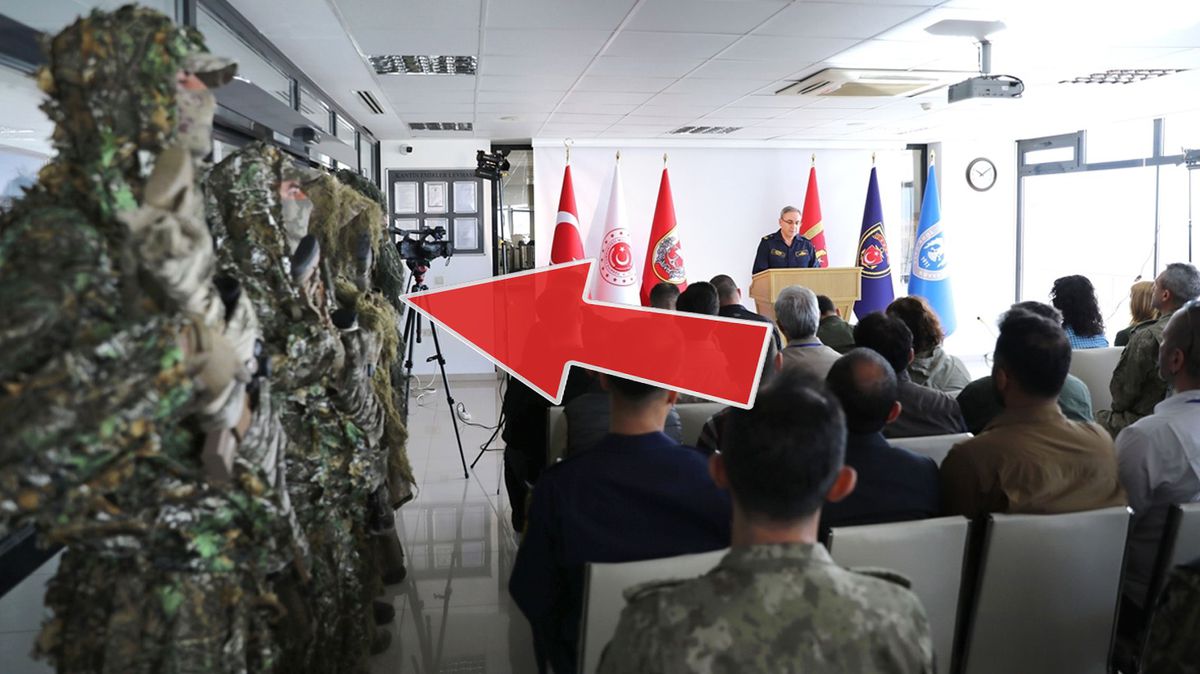 MSB'de düzenlenen basın toplantısına damga vuran kare