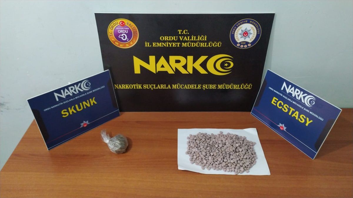 Ordu'da Uyuşturucu Satışı Yapan 4 Zanlı Tutuklandı