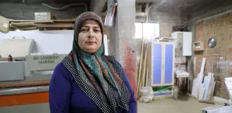 Kadın Mobilya Ustası Esra Tuncer, Eşine Destek Oluyor