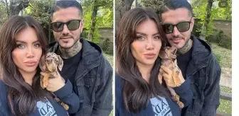 Ayrılığın eşiğinden dönen Wanda Nara ve Icardi'den aile pozu