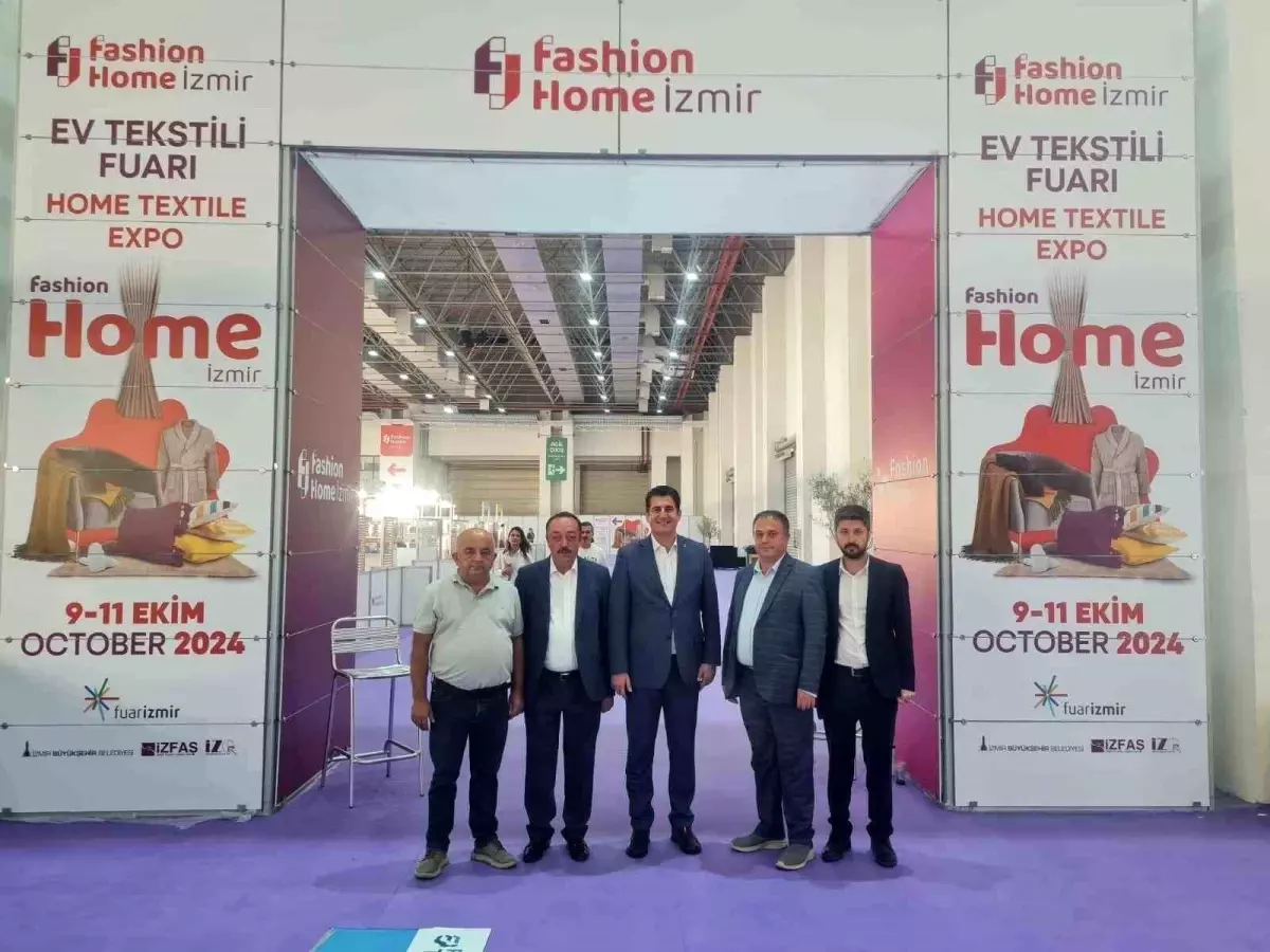 AK Parti Denizli İl Başkanı Güngör, İzmir Ev Tekstili Fuarı'na Destek Verdi