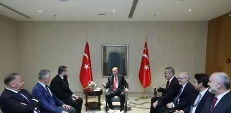 Cumhurbaşkanı Erdoğan, Sırbistan'da Sancak bölgesinin liderlerini kabul etti