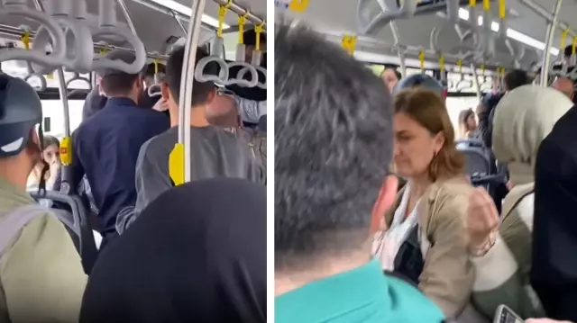 A passenger on the metrobus threatened others, saying, 