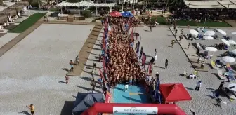 5. Uluslararası Fethiye Spor Festivali'nde Açık Su Yüzme Yarışları Yapıldı