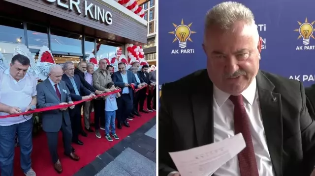 The AK Party mayor defended the opening of Burger King with a poem associated with Erdoğan.