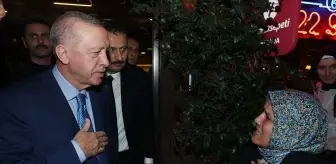 Cumhurbaşkanı Erdoğan Çengelköy'de vatandaşlarla sohbet etti