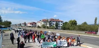 Yeniçağa'da Sağlıklı Yaşam İçin Yürüyüş Düzenlendi