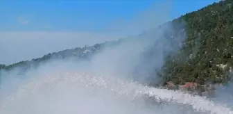 Beyşehir'de Çöp Toplama Merkezinde Yangın Kontrol Altına Alındı