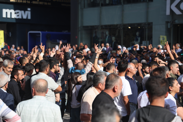 As you know, the DEM Party! The crowd, emboldened by the General President, chanted PKK slogans, there are detentions