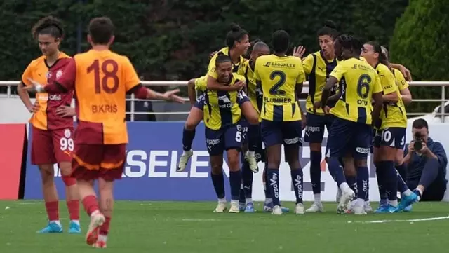 Fenerbahçe defeated Galatasaray 2-0 in the Women's Football Super League.