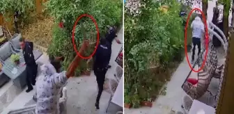 Sinir krizi geçiren şahıs eve gelen polis memurunu sırtından bıçakladı