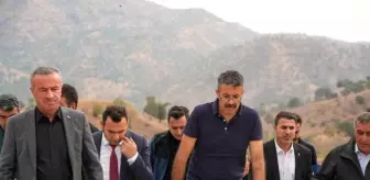 Vali Çelik, Irak sınırında incelemelerde bulundu