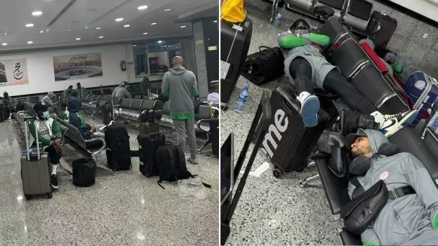 The Nigerian national team, stranded at the airport, has decided not to play the match against Libya.