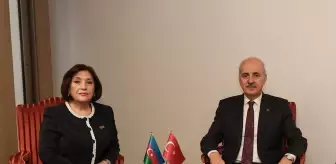 TBMM Başkanı Kurtulmuş, Azerbaycan Meclis Başkanı Gafarova ile Görüştü