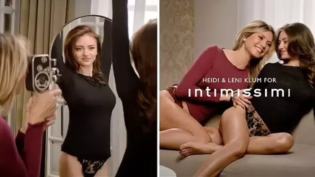 Heidi Klum, posing in lingerie with her 20-year-old daughter, has drawn significant backlash.