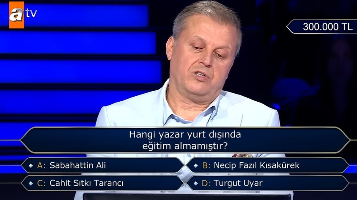 Hangi yazar yurt dışında eğitim almamıştır? Sabahattin Ali, Necip Fazıl Kısakürek, Cahit Sıtkı Tarancı, Turgut Uyar yurt dışında eğitim aldı mı?