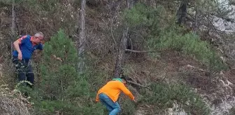 Kütahya'da Doğada Kaybolan Genç Mahsur Kaldığı Yerden Kurtarıldı