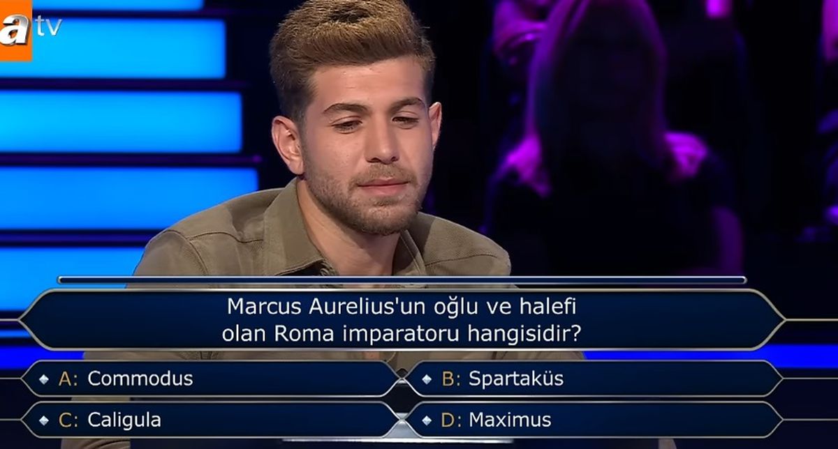 Marcus Aurelius'un oğlu ve halefi olan Roma imparatoru hangisidir? Kim Milyoner Olmak İster yeni bölüm soru ve cevapları!