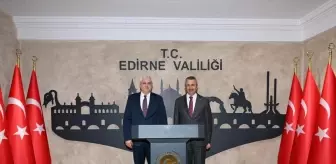 Türkiye'nin Sofya Büyükelçisi, Edirne Valisi'ni Ziyaret Etti