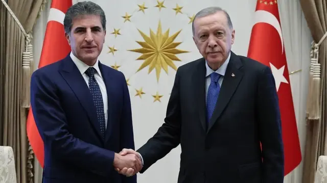 President Erdoğan - The first statement came after the meeting with Nechirvan Barzani.