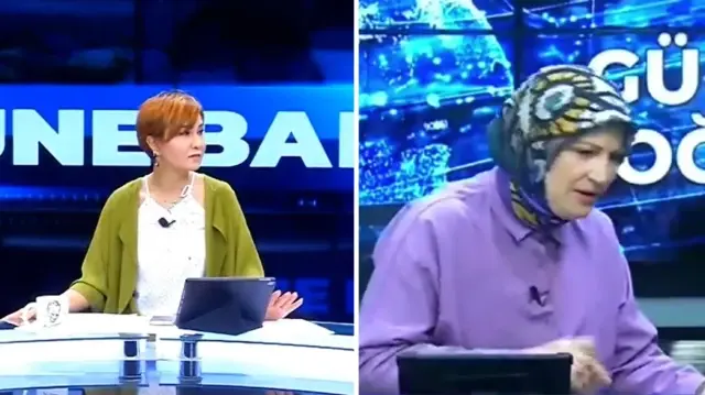 The moments of panic of the hosts caught live on air during the earthquake.