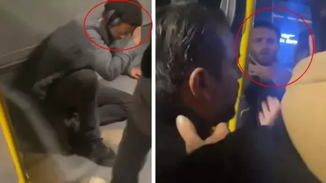 The drunk pervert who tried to harass the woman on the bus was lynched.