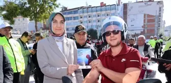 Afyonkarahisar'da Kask Farkındalığı Etkinliği