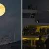 The year's biggest 'Super Full Moon' captivated those who saw it.