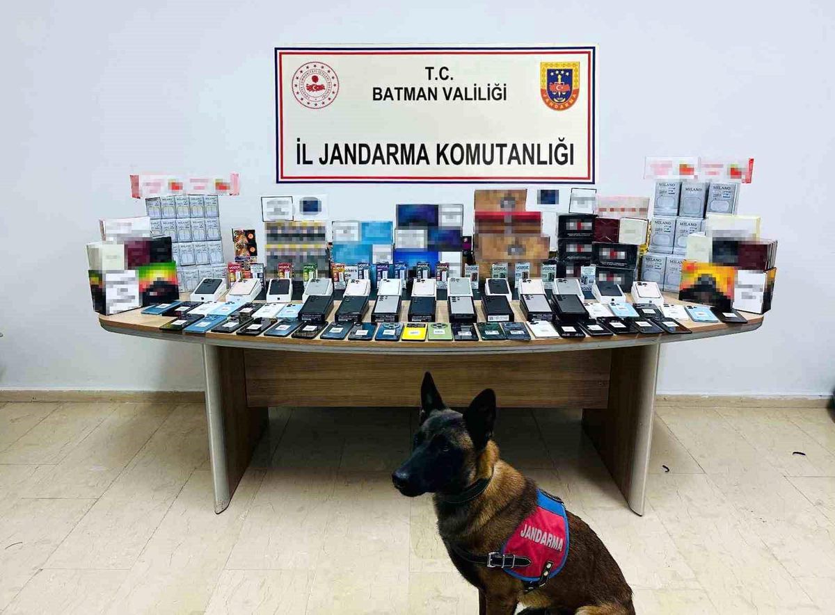 Batman'da Kaçak Ürün Operasyonu: 1.7 Milyon TL Değerinde Eşya Ele Geçirildi