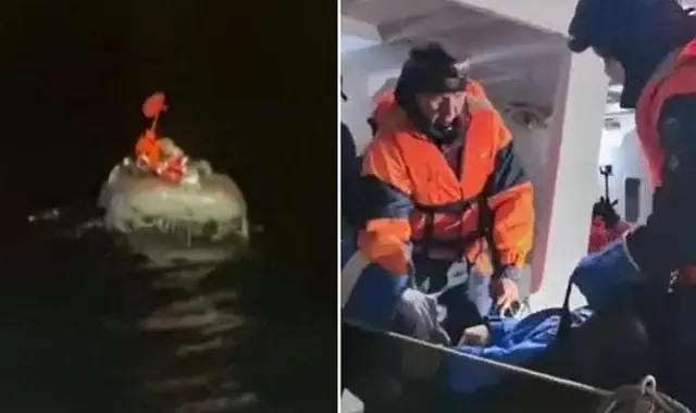 A missing fisherman in Russia was rescued after 67 days.