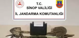 Sinop'ta Kaçak Kazı Yapan 3 Şüpheli Suçüstü Yakalandı