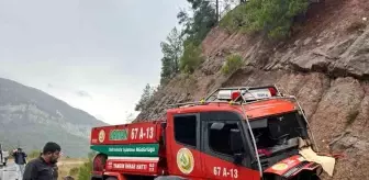 Karabük'te Orman Arazözü Kaza Yaptı: 3 Yaralı