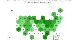 ABD'de Başkanlık Seçimi İçin Erken Oy Kullanma Süreci Başladı