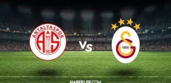 Antalyaspor Galatasaray 11'i! Muhtemel 11 belli oldu mu, maç kadrosu kimler var?