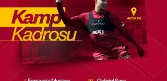 Galatasaray'ın Antalyaspor Maçı Kadrosu Belli Oldu