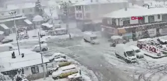 Kastamonu'da Ekim Ayında Kar Yağışı Trafiği Olumsuz Etkiledi