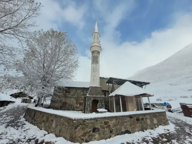 Snowfall in the High Areas of Rize