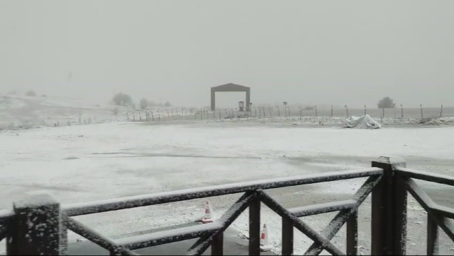 Snowfall in the High Areas of Rize