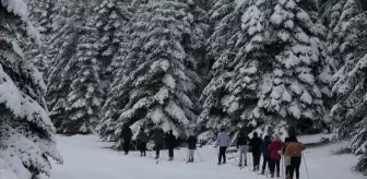 Bolu'da Kayaklı Koşu Sporcuları Karla Antrenmanlara Başladı