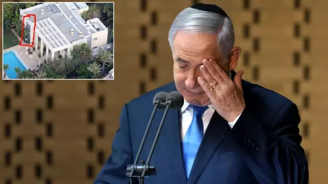 The latest condition of Netanyahu's house, which was hit by Hezbollah.